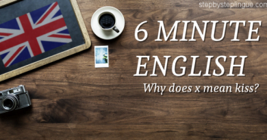 6 minute english x kiss title