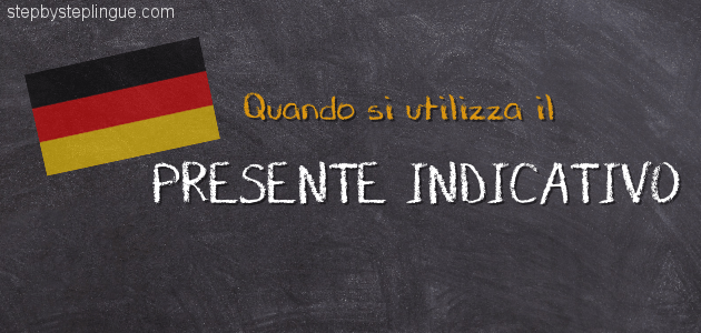 Quando si utilizza il presente indicativo in tedesco title