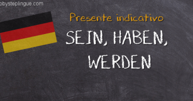 sein haben werden presente indicativo title