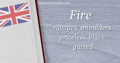 fire vocabulary title