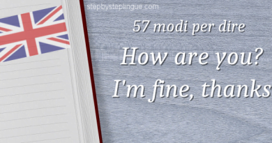 how are you vocabulary