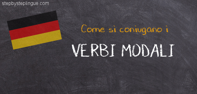 come si coniugano i verbi modali all'indicativo presente in tedesco