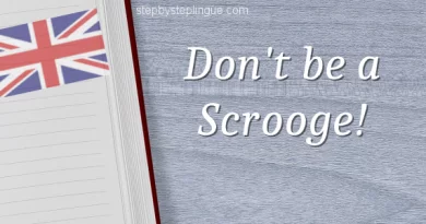 Don't be a Scrooge title
