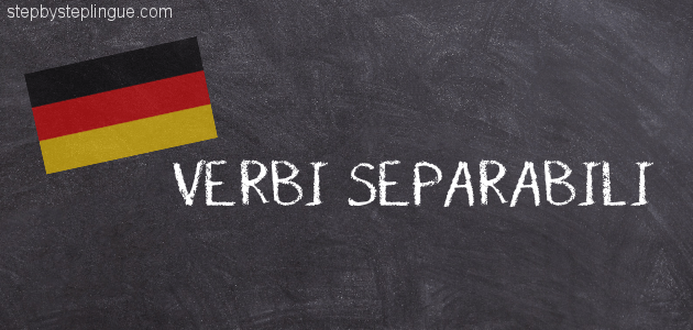 trennbare untrennbare verben verbi separabili title