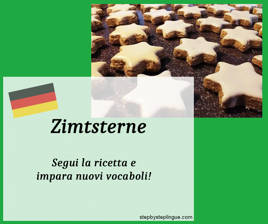 zimtsterne rezepte natale vocabolario