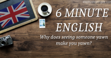 6 minute english seeing someone yawn make you yawn