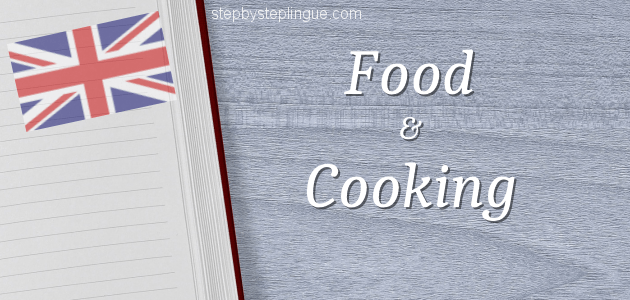 Vocabolario Food and Cooking title