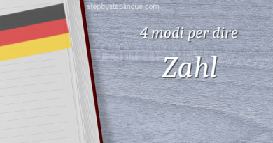 4 modi per dire Zahl, numero vocabolario title