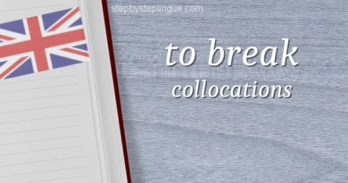 collocations break title