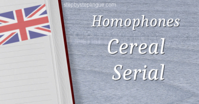 Homophones Cereal Serial title