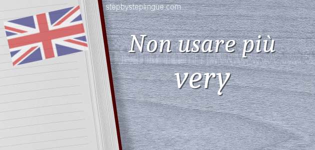 Non usare più very in inglese title