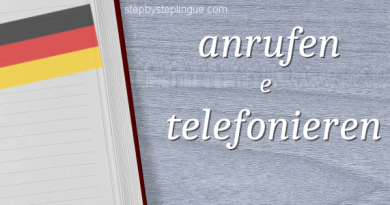 Anrufen e telefonieren Differenza telefonieren anrufen title
