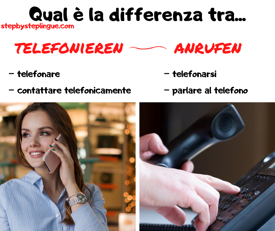 Differenza telefonieren anrufen
