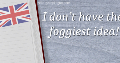 Significato I don’t have the foggiest idea title