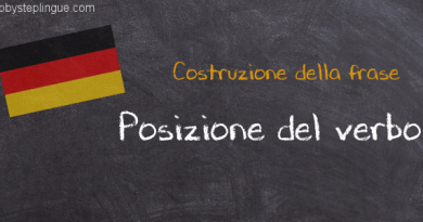 La costruzione della frase in tedesco: posizione del verbo. Costruzione frase tedesco - posizione verbo title