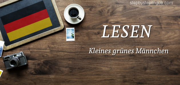 lesen Kleines grünes Männchen