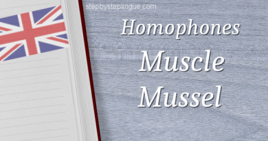 Homophones Muscle Mussel title