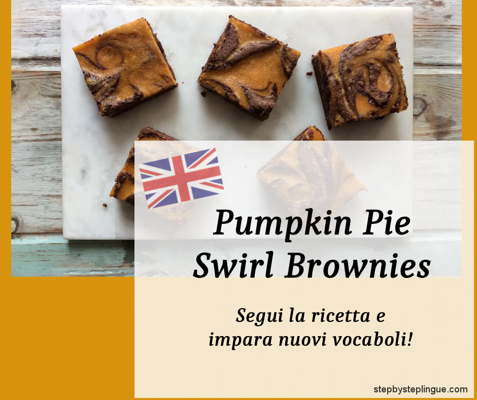 Pumpkin Pie Swirl Brownies recipe vocabolario