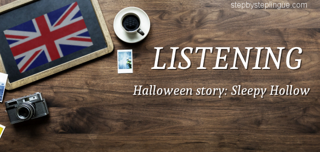 listening Halloween Story Sleepy Hollow