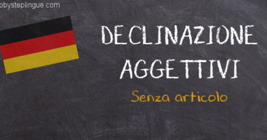 Declinazione dell’aggettivo non preceduto da articoli Declinazione aggettivi-senza articolo title