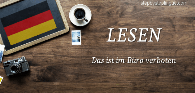 Lesen Das ist im Büro verboten