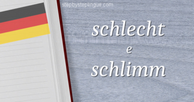 Differenza schlecht schlimm title