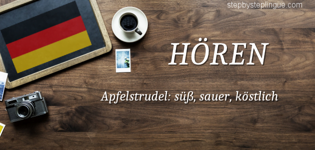 Horen Apfelstrudel süß, sauer, köstlich