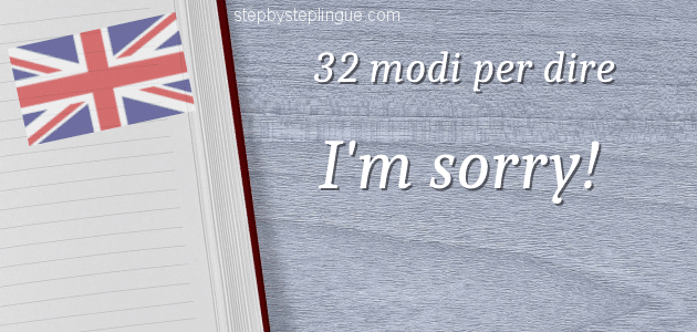 32 modi per dire I'm sorry title