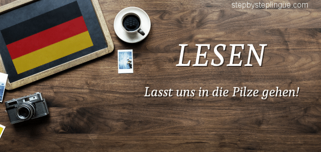 Lesen Lasst uns in die Pilze gehen