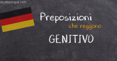 Preposizioni che reggono genitivo title