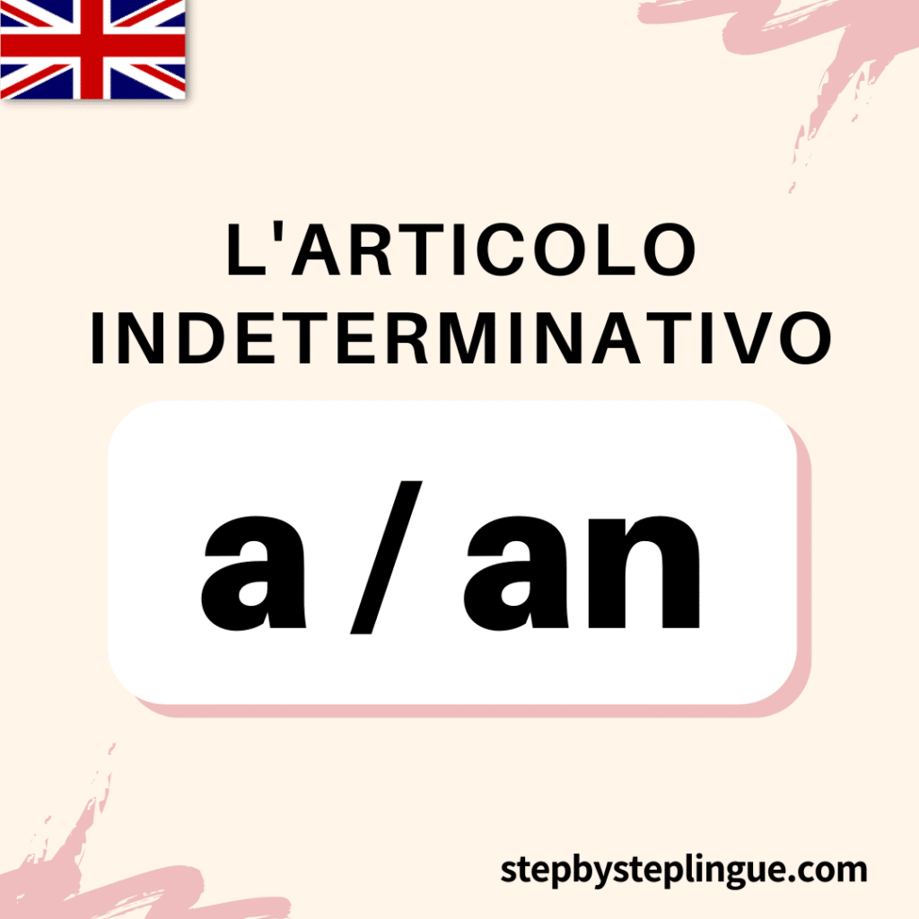 A / an: l'articolo indeterminativo in inglese