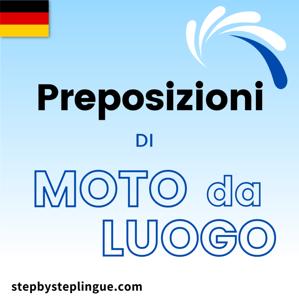 Le preposizioni di moto da luogo in tedesco