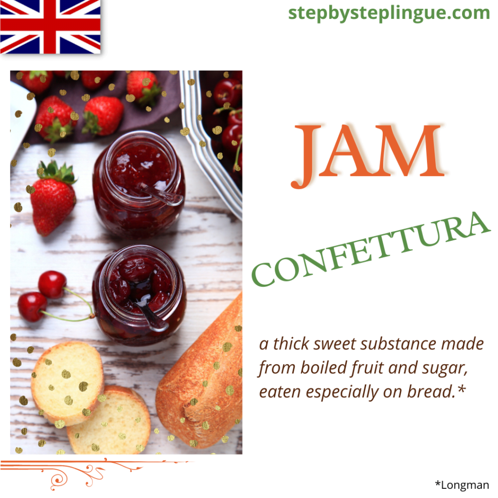 Jam è una delle parole chiave di questo Step di lettura in inglese!