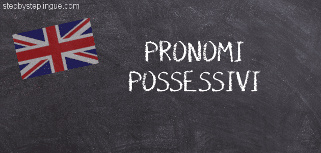 Pronomi possessivi inglese title