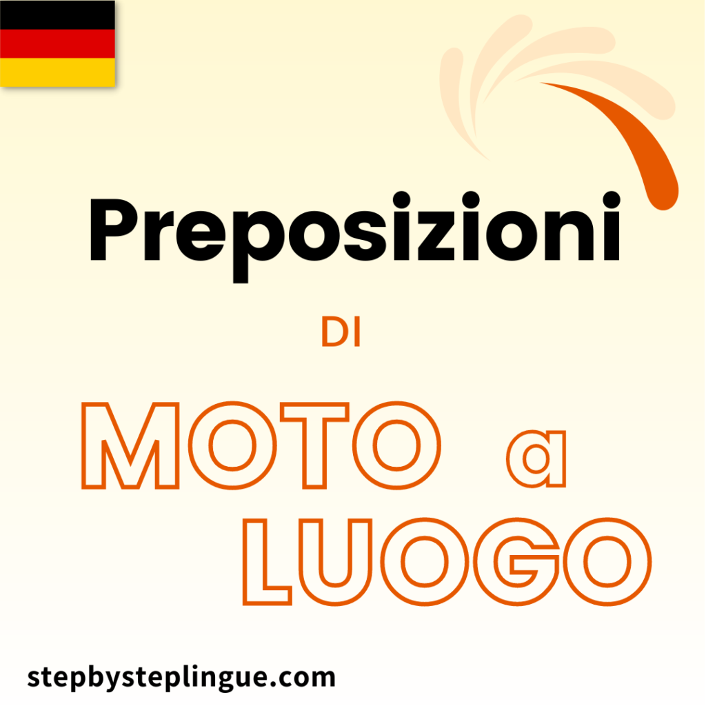 Le preposizioni di moto a luogo in tedesco