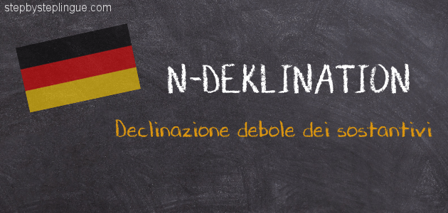 n-Deklination declinazione debole sostantivi tedesco title