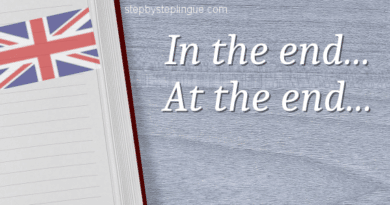 In the and e at the end differenza title