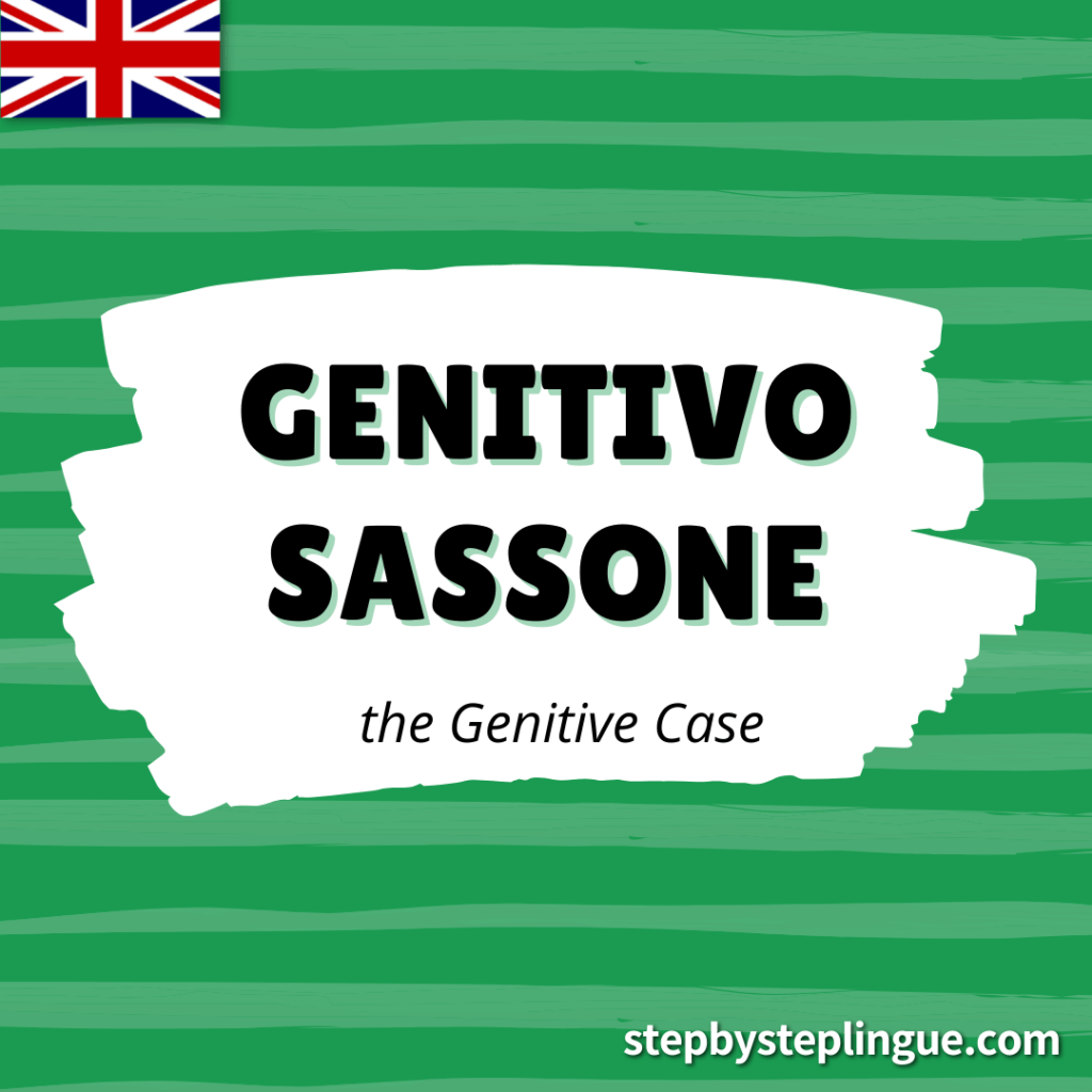Il genitivo sassone in inglese