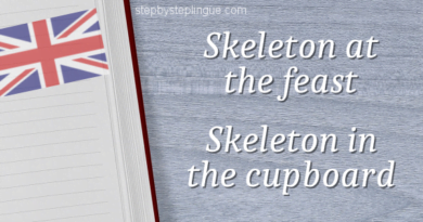 Skeleton at the feast e skeleton in the cupboard differenza title