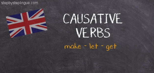 Causative verbs make let get - far fare in inglese title