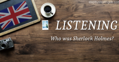 Listening Who was Sherlock Holmes title