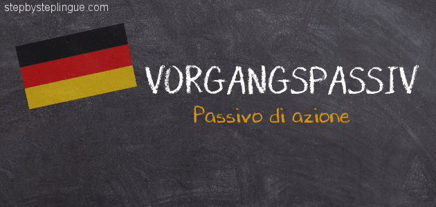 Vorgangspassiv - passivo di azione tedesco title