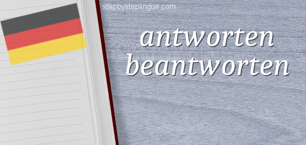 Antworten beantworten differenza title