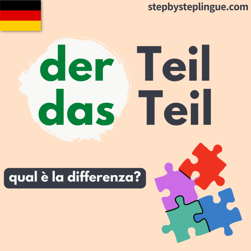 Der Teil e das Teil Step by Step Lingue