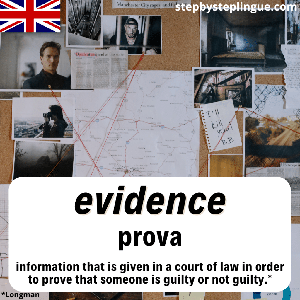 Evidence è una delle parole chiave di questo Step di lettura in inglese!