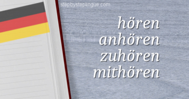 Horen anhoren zuhoren mithoren differenza title
