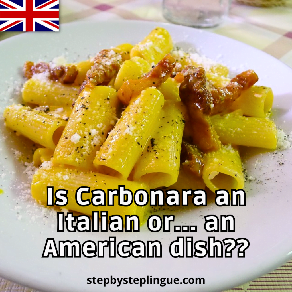 Is Carbonara an Italian or... an American dish?