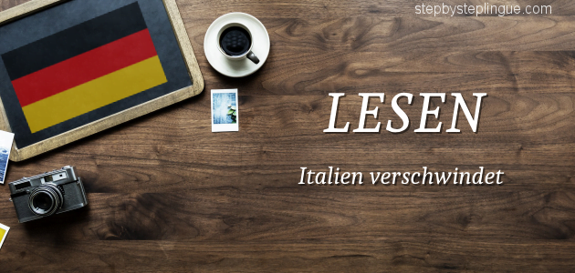 Lesen Italien verschwindet title
