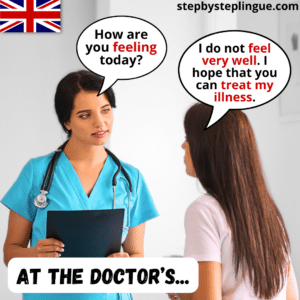 - Come si sente oggi?
- Non  molto bene. Spero possa curare la mia malattia.