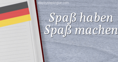 Spass haben e Spass machen differenza title